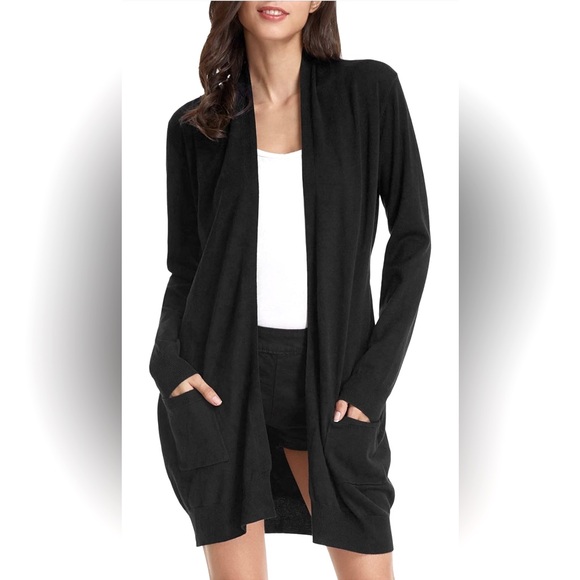 NWT GRACE KARIN Women's Open Front Cardigan Long Knitted Sweaters w/Pockets, XL - Picture 1 of 11